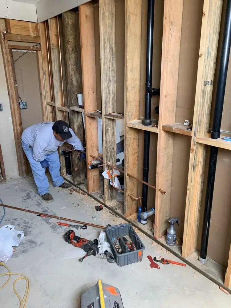 Commercial rough-in plumbing for Trenchless Sewer Repair in Downtown Burleson